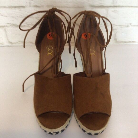 Bohemian Western Aztec Wedge Espadrille Size 9.5 - Picture 6 of 8